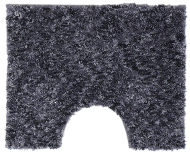 พรมห้องน้ำ HOME LIVING STYLE MOSS สีดำ