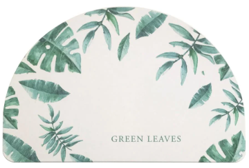 พรมหินเช็ดเท้า HOME LIVING STYLE LEVA 39X60 ซม. สีเขียว