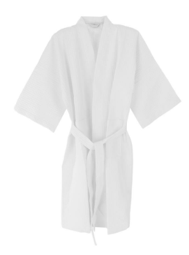 ชุดคลุมอาบน้ำ DREAMERY CVC WAFFLE SIZE M สีขาว